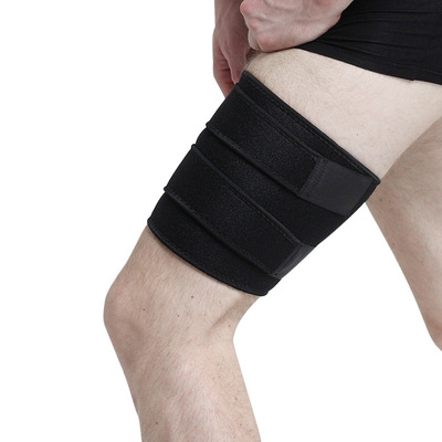 户外运动护大腿 登山跑步篮球足球护具肌肉拉伤防护透气运动护具|ms