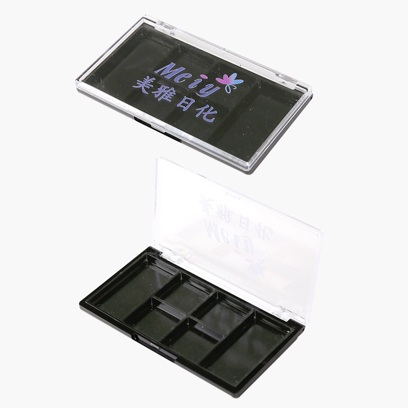 专业定制高档环保化妆品包装盒眼影盒 精致时尚透明塑料眼影盒