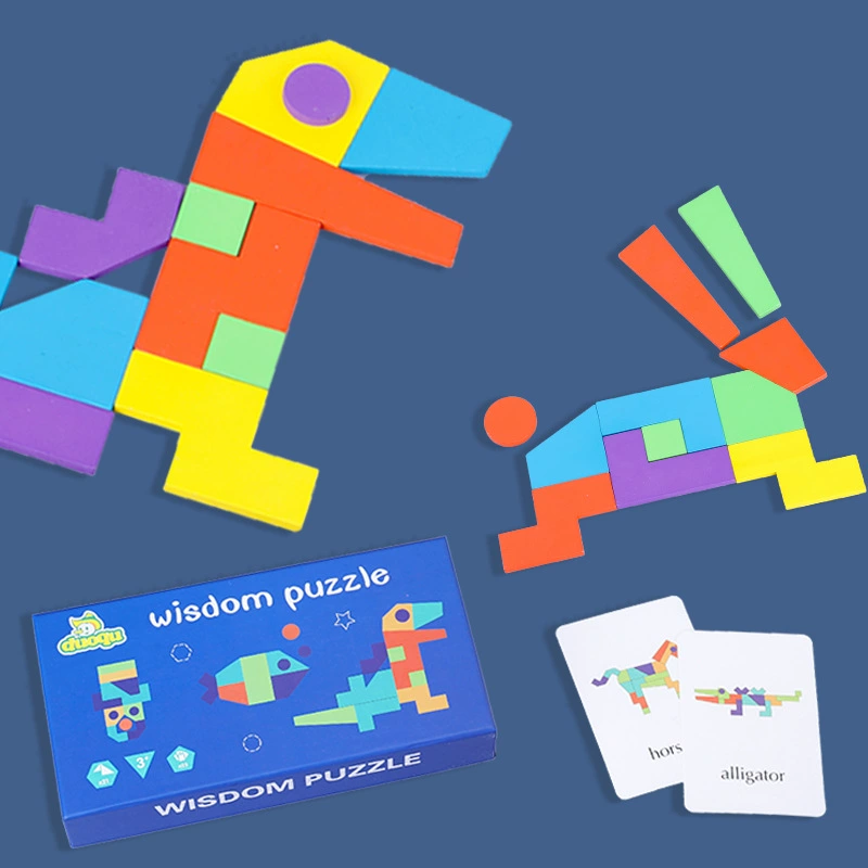 Детские Развивающие деревянные Игрушки для раннего развития, головоломка для мудрости, игра на память, учебные пособия Монтессори, подарки для детского сада