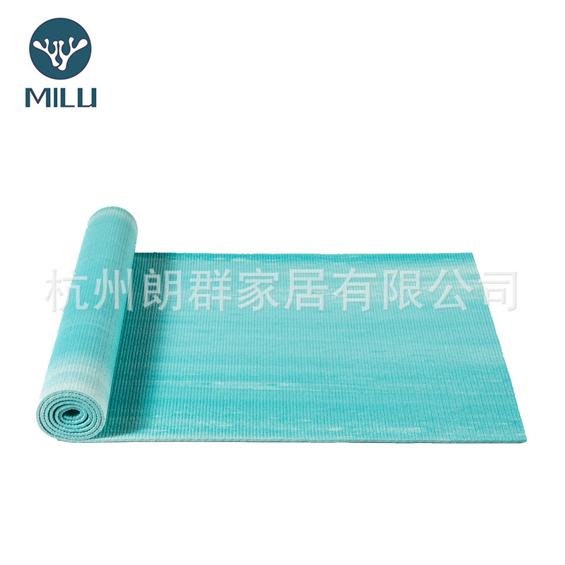 瑜伽垫PVC瑜伽垫 彩虹垫6mm高密度环保瑜伽垫 厂家直销 定制加工