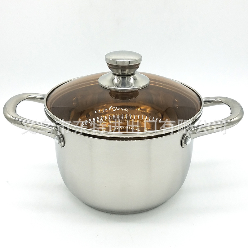Factory direct sales of stainless steel soup POTS, new composite steel soup POTS, household thickened stewing POTS, high-end gift POTS detail image 2