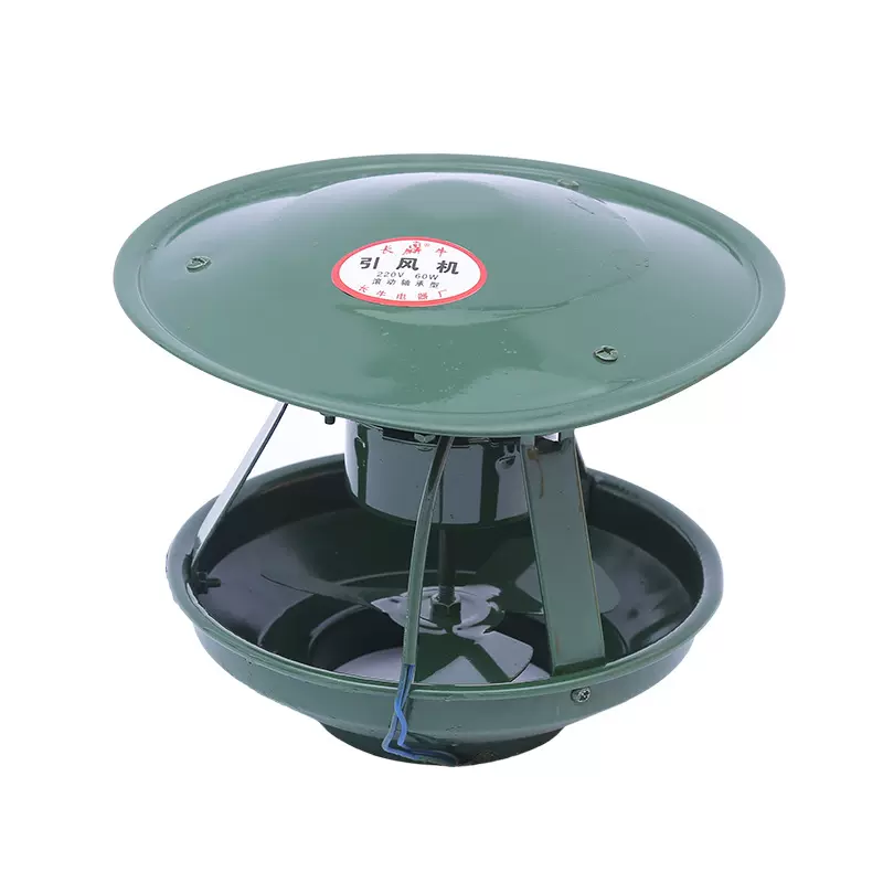 全铸铁引风机家用厨房防尘烟筒大风力圆筒大吸力,无插头线