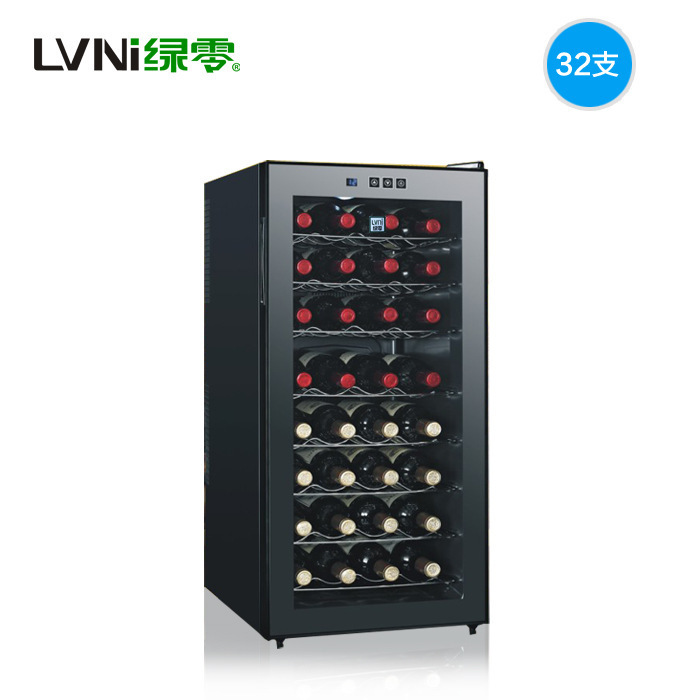LVNI绿零32支装电子红酒柜恒温恒湿葡萄酒展示柜 厂家直销