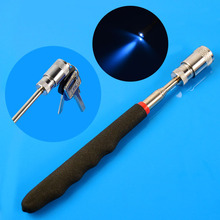 热销带灯强力吸铁笔式伸缩磁性捡拾器拾捡器吸力棒磁器工具笔吸杆