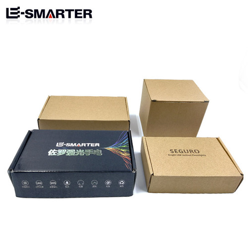 Strong light flashlight universal plastic gift box flashlight special gift box flashlight universal packaging box foreign trade box