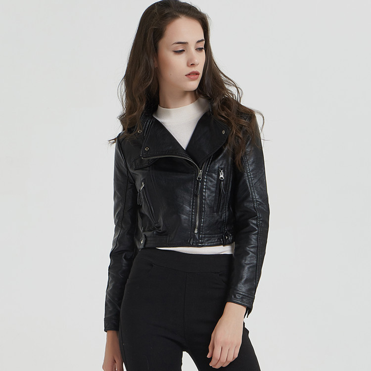 Veste en cuir femme en PU - Ref 3447485 Image 3