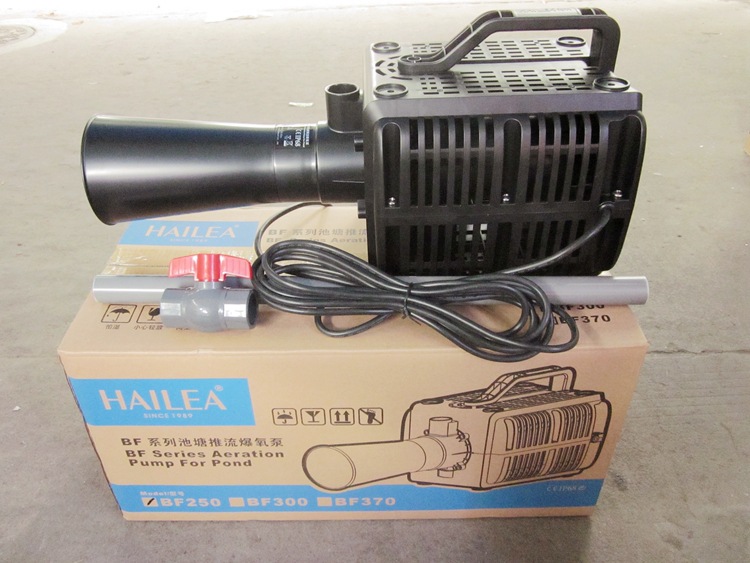 海利曝氧机鱼池推水泵鱼塘增氧泵爆氧泵锦鲤池造浪泵大功率充氧机