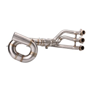 Motorcycle Modification Parts, Motor Vehicle Exhaust Pipe Clamp, Fixed Ring, Straight-Through Stainless Steel Clamp, 11cm
