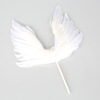Party baking cake decorate wings and decorative white wings plug -in cake decorative feathers wing account