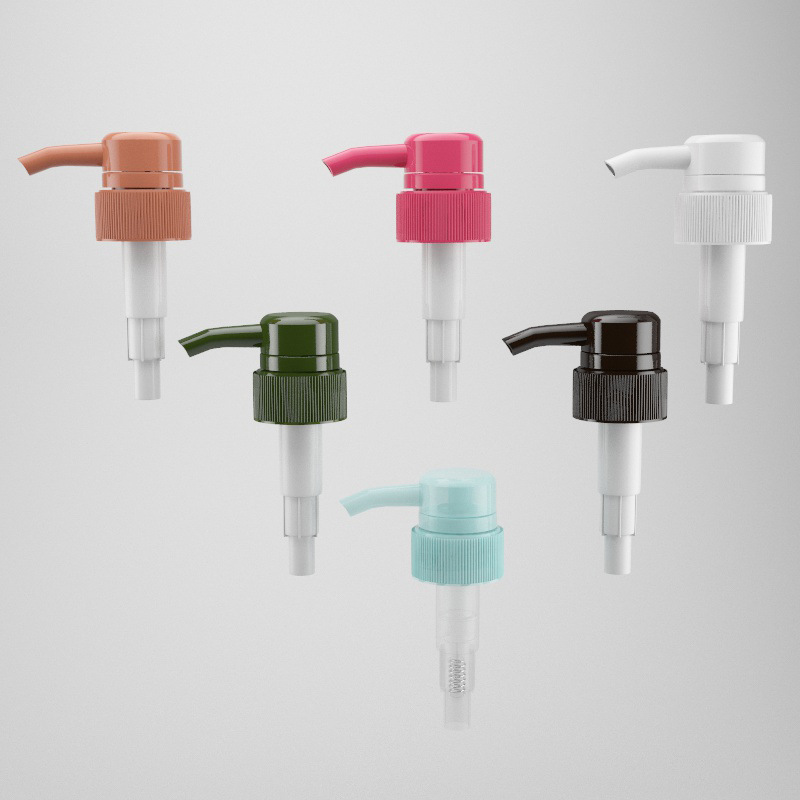 32mm E32-1 bomba Cabeza Verde loción bomba tipo de prensa izquierda y derecha interruptor bomba cabeza personalizada venta directa de fábrica al por mayor