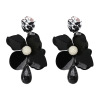 The new exaggerated flower earrings European and American retro female earrings vacation Fengwu manufacturers long -term stable cross -border