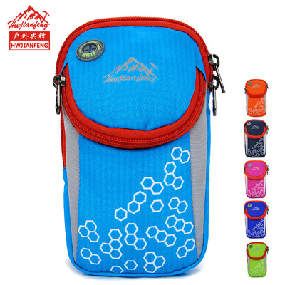 Manufactor Direct selling run mobile phone Arm bag motion wristlet men and women Bodybuilding motion On behalf of customized logo