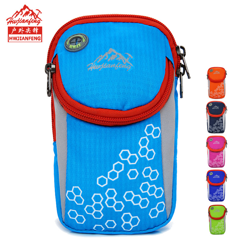 Manufactor Direct selling run mobile phone Arm bag motion wristlet men and women Bodybuilding motion On behalf of customized logo
