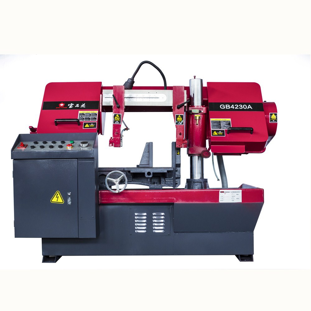 宝石花 金属带锯床小型带锯床 双立柱卧式带锯床GB4230A