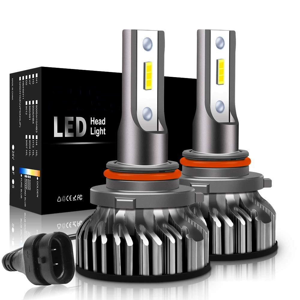 Взрывная автомобильная LED-фара H7 H4 H11 9005 9006 H13 9007, дальний и ближний свет