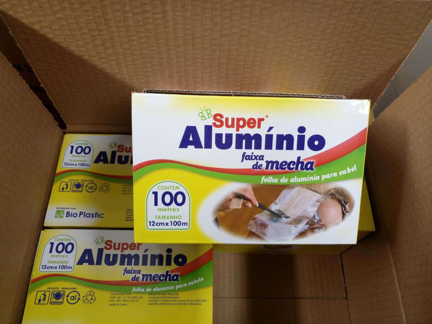 【厂家直销】美发铝箔纸锡纸热卖0.025mmx12cmx13m