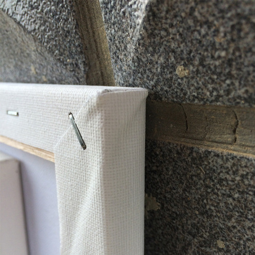 Wholesale White Coated Canvas Painting Frame for Studio, 30x30 inch Cotton Canvas Frame, Macro Industrial Oil Painting Frame