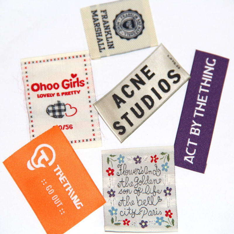 缎面织标布标白缎黑缎OEKO-TEX部队 胸贴