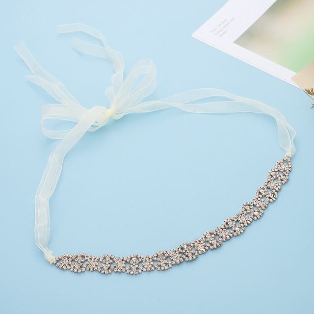 2018 mới Hàn Quốc trang sức hợp kim rhinestone đám cưới tiara phụ kiện tóc đơn giản nhà sản xuất băng cô dâu tóc bán buôn Băng tóc