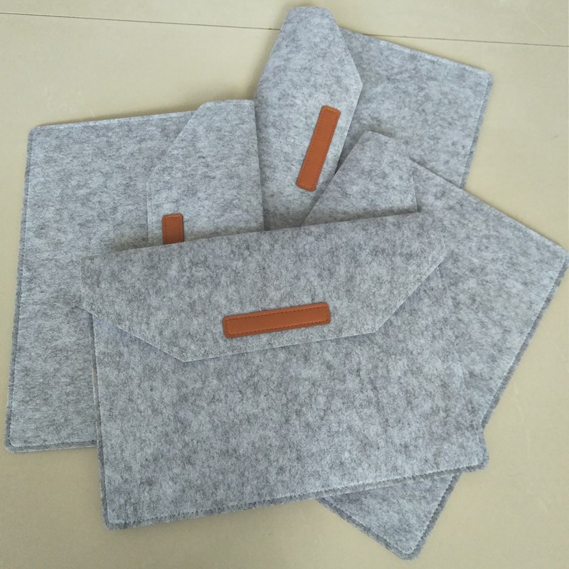 Manufacturer Wholesale New Fashion Handheld Felt Bag Portable Business Tablet Felt Computer Bag Wholesale Felt Bag