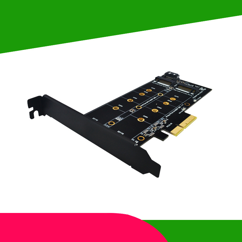 M.2 NVMe SSD NGFFתPCIE X4ת�ӿ�M Key-b˫�ӿ�֧��20110��̬
