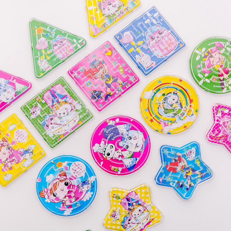 厂家直销 塑料走珠卡通动物迷宫 批发儿童益智玩具礼物文具礼品