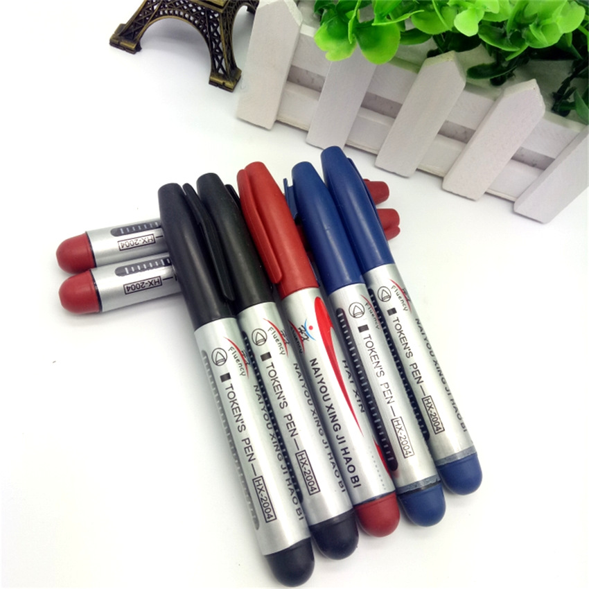 2004 Single head marking pen Pomade Big head Mark Oil Pen Sealing Oily marking pen wholesale