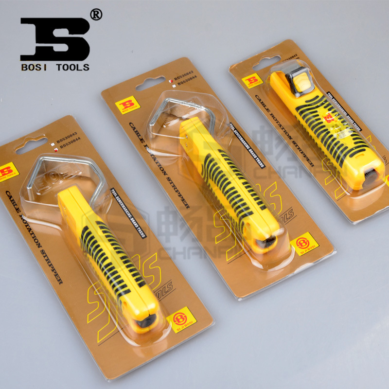 波斯工具旋转剥皮器 旋转剥皮器剥线钳剥线刀 电缆剥线器BS530842