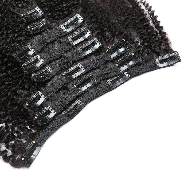 Afro Kinky curly Clip In Hair for women