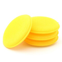 Car Waxing Specialty Fine Detailing Wash Sponge Edge Compression Polishing Small Sponge High-Density Round Waxing Cloth