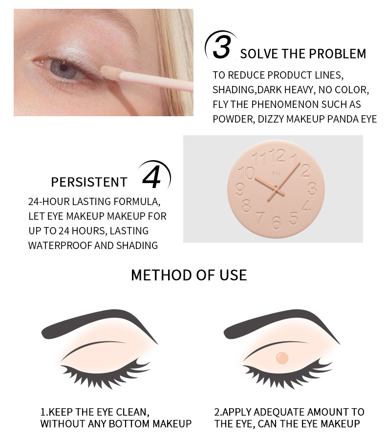 LONG-LASTING MAKEUP EYE PRIMER