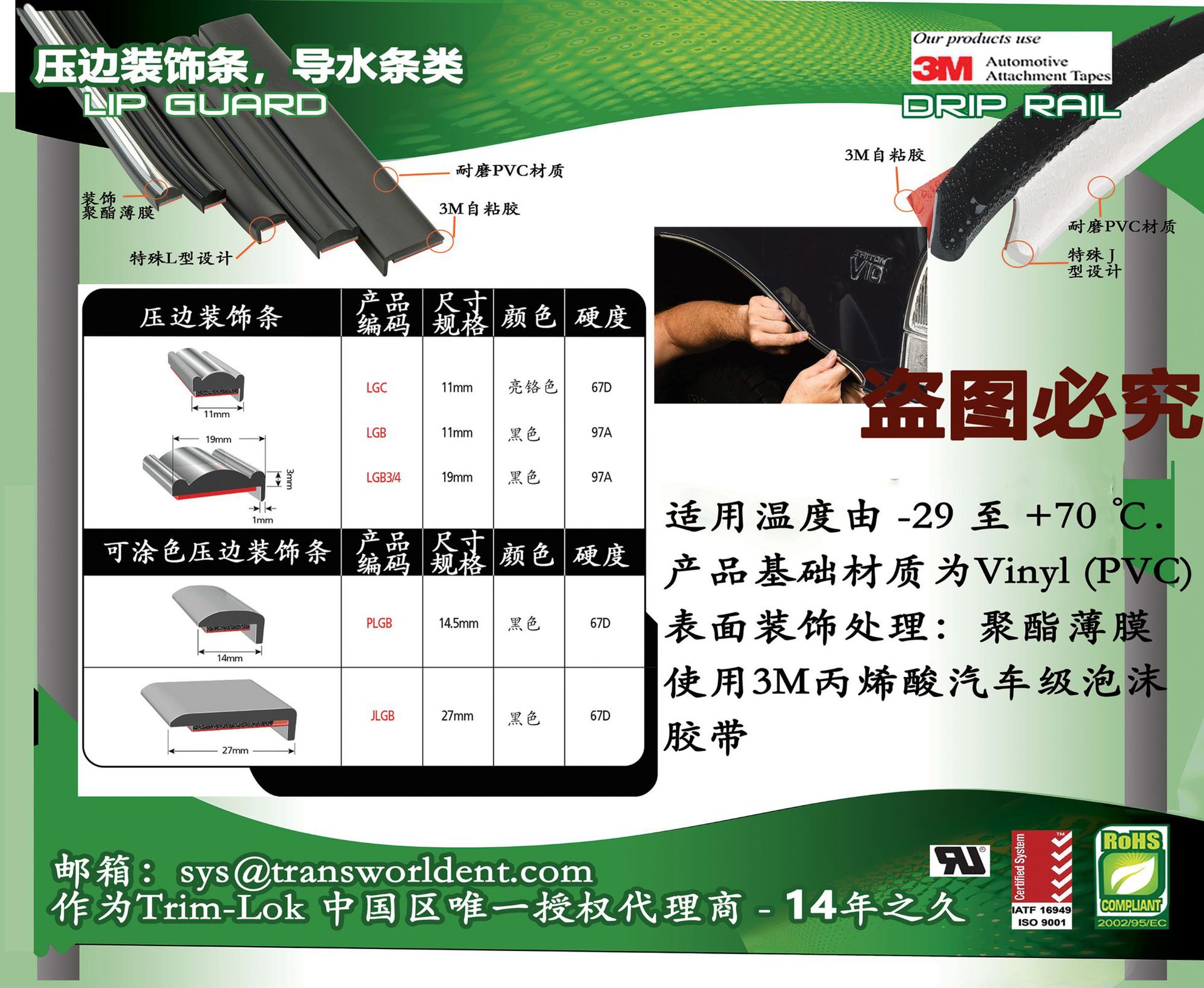TrimLok 车用挡泥压条 压边装饰条，船用地毯压边条，导水条阿里巴巴