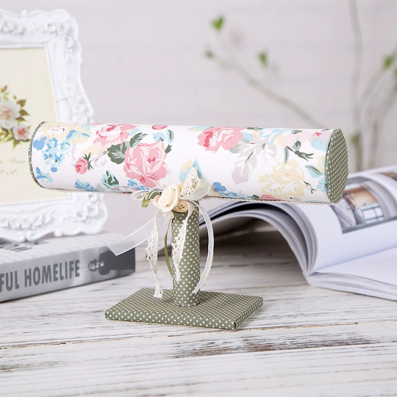 Bracelet Stand (LEEWEITAP) Velvet Jewelry Display, Resin & Fabric, 24×11×15 cm