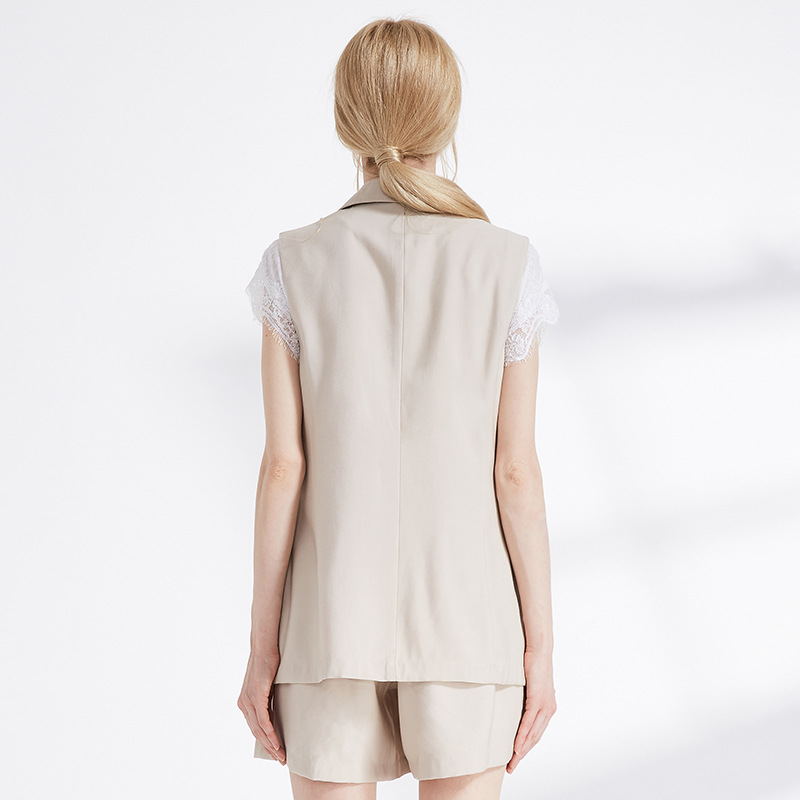 Gilet femme SASAEC en Mélange de coton - Ref 3318018 Image 3