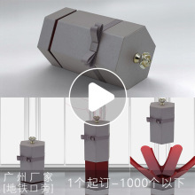 花盒定做永生花盒玻璃罩六角形礼盒定制包装高档定做LOGO广州厂家