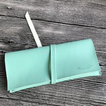 厂家供应PU翻盖信封袋可加logo项链手表包装收纳袋超纤按扣袋定制