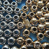Plastic silver round beads, 8mm, 8mm, 8mm