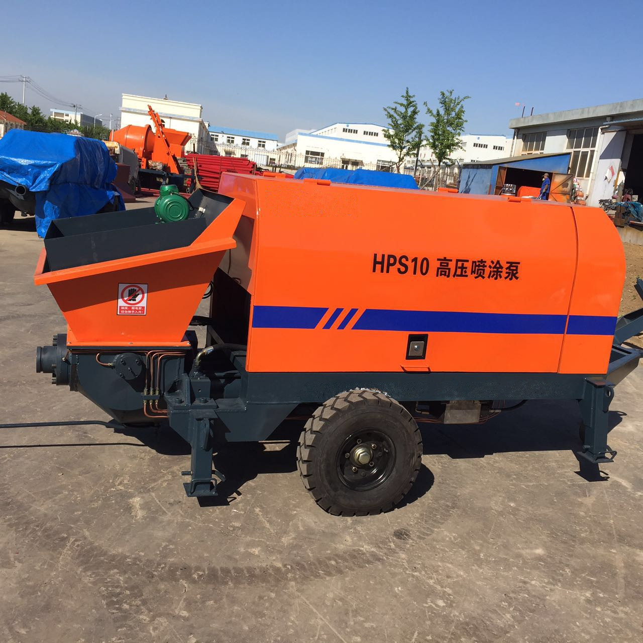 水泥混凝土喷射泵 高压喷涂泵 喷钢丝网墙喷湿机 墙面墙缝加固