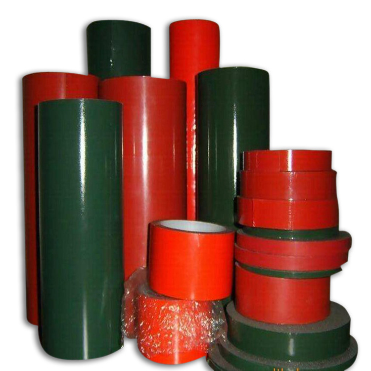 PE泡棉双面胶 汽车海棉胶 红膜黑胶 力 泡沫双面胶1MM 定制