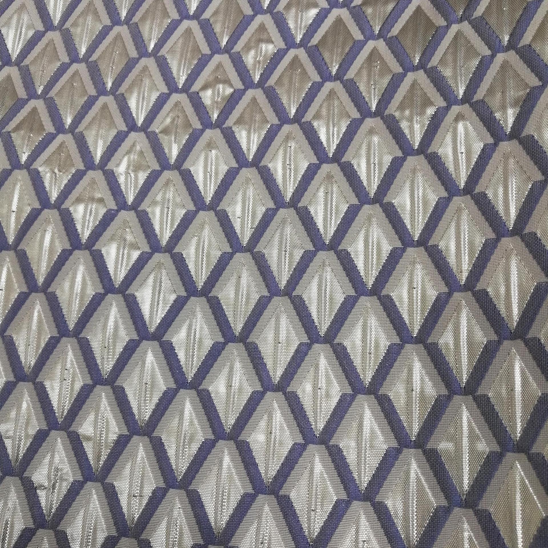 色织金银丝秋冬款时尚提花面料童装女装礼服连衣裙鞋料箱包抱枕