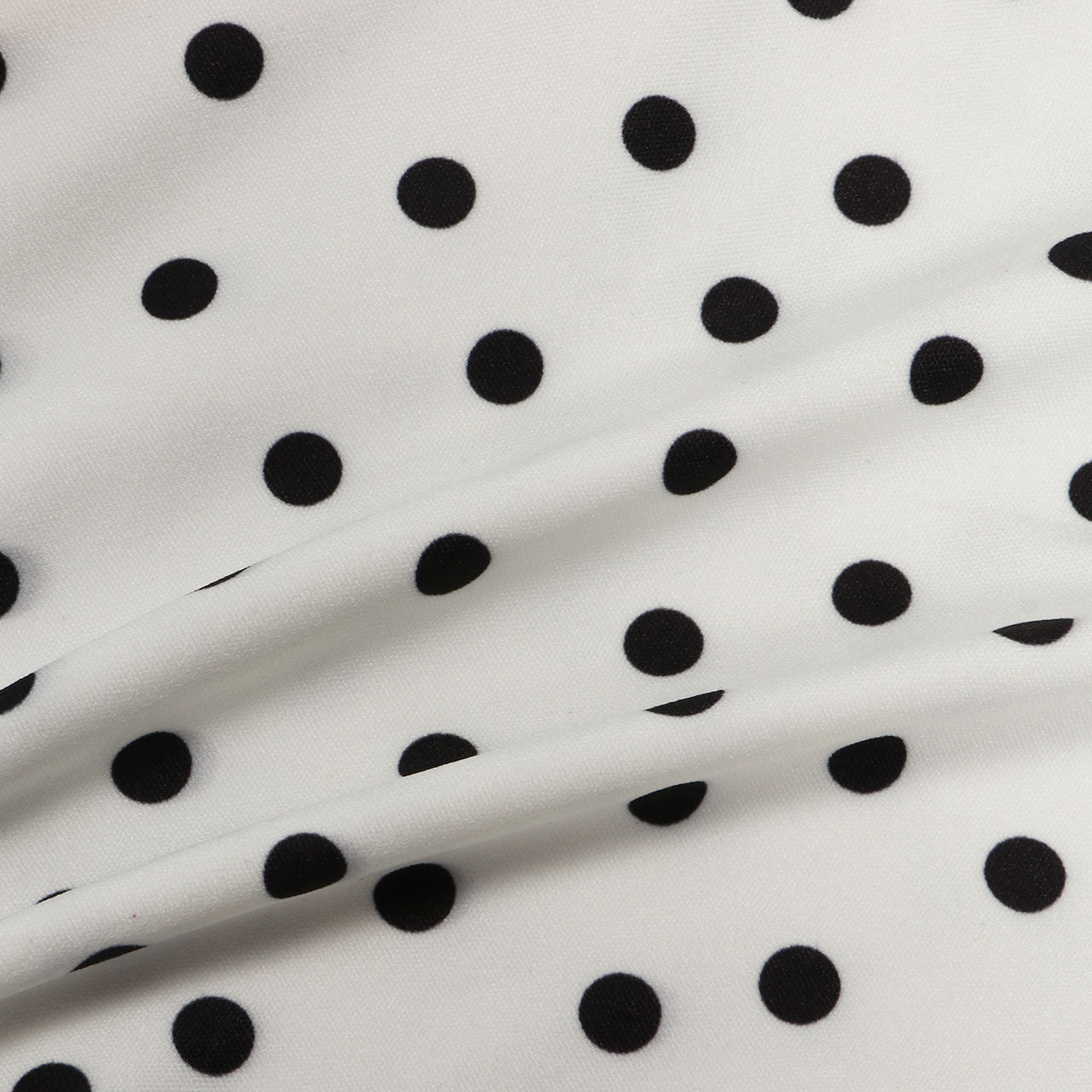 Classic Sexy Polka Dot Round Neck Wide Leg Cropped Pants