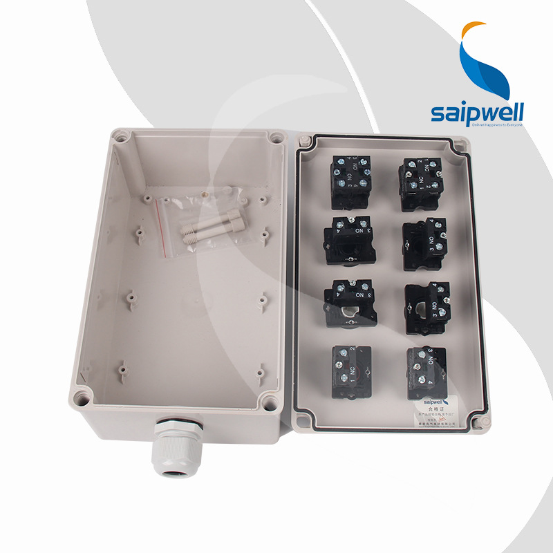 销售设备防水盒 150*250*100MM按钮接线盒 隧道环控操作按钮盒