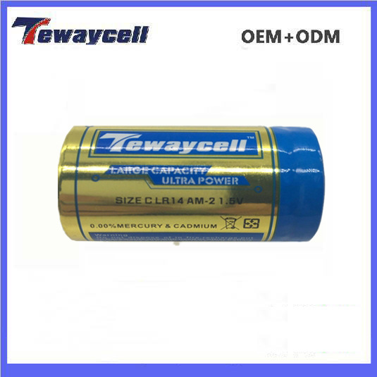 TEWAYCELL 二号碱性电池 LR14 C型 电池 1.5v玩具碱性干电池