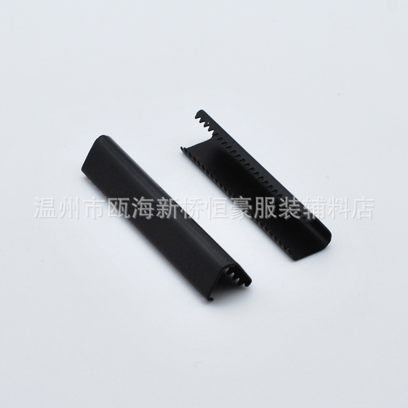 Clip de cola de diente fino de metal de fábrica colgando clip de cola de cuero de cobre plateado accesorios de ropa cinta clip de hierro cinturón clip de cobre