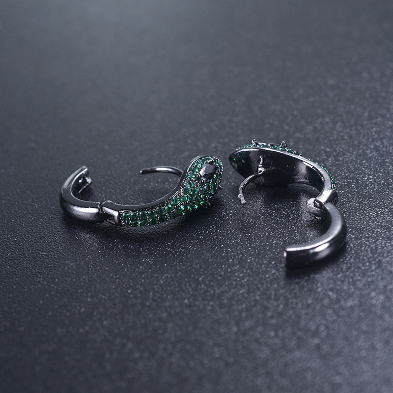 New Snake-shaped Earrings With Delicate Zircon Earrings display picture 7