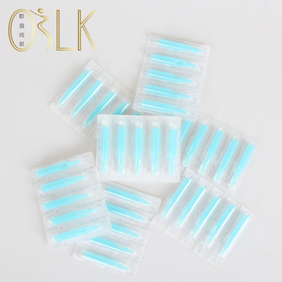 纹身针嘴 蓝色 纹身专用耗材 纹身机械 圆口R纹绣一次性纹身针嘴|ms