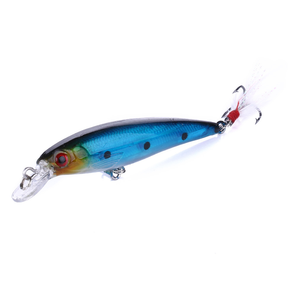 Sinking Minnow Fishing Lures 90mm 8g Hard Plastic Baits Fresh Water Bass Swimbait Tackle Gear