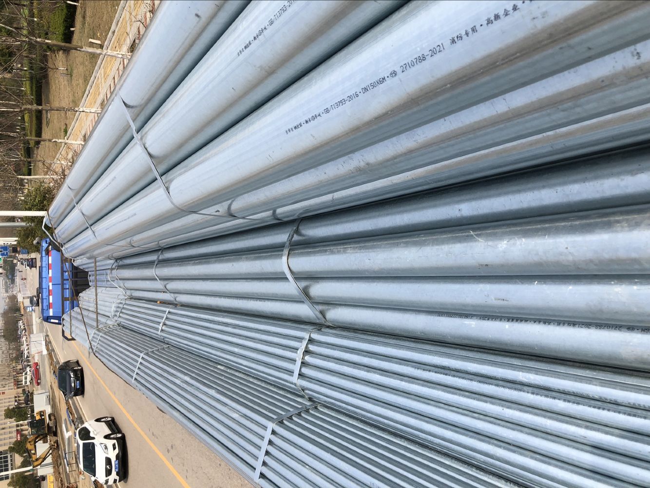 友发华岐镀锌管消防管衬塑钢管批发