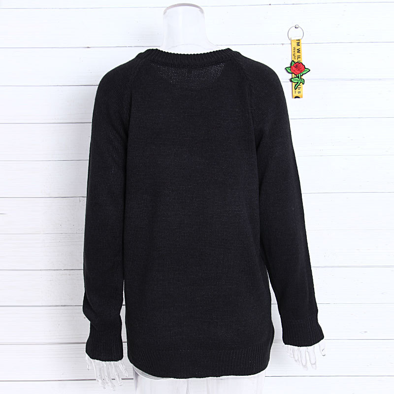 441g Weight Long Sleeve Sleeve Length Pullovers Placket Type Regular Sleeve Sleeve Type Polyacrylonitrile Fiber, knit Fabric Type Regular Top Length Sweater Tops Type Daily, Street Occasion Round Neck Neckline Slim Fit Type Heart Shape Pattern Spring, Autumn Season Women's Gender Elegant Style Wholesale Women's Elegant Heart Shape Long Sleeve Sweaters & Cardigans 47