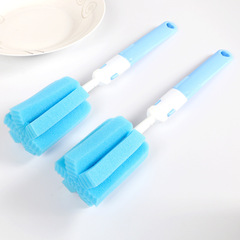 Freedom Match Long Handle Sponge Cup Brush Glass Cup Cleaning Brush Insulated Cup Scour Milk Bottle Handle Cleaning Brush